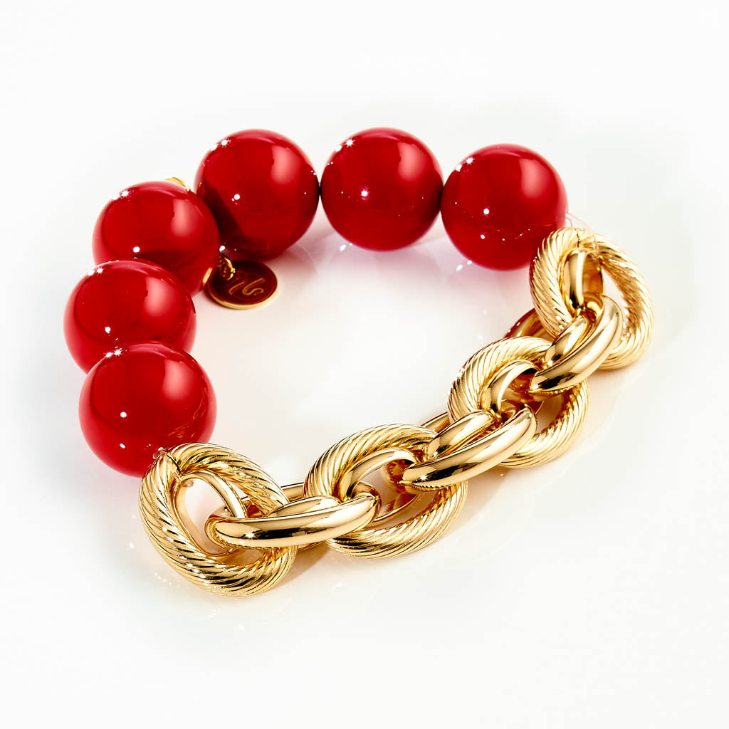 TRILLI SPLIT Armband vergoldet