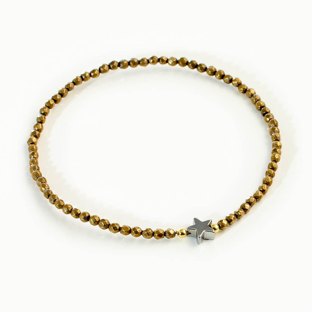 Hämatit Star Armband