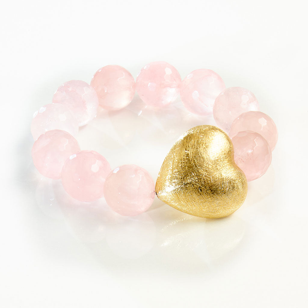 CLASSIC HEART Armband 16mm vergoldet