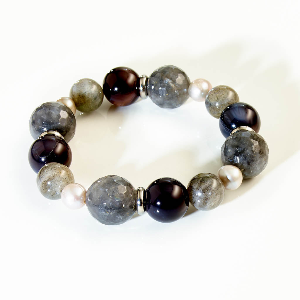 FLANELL GREY MIX Armband