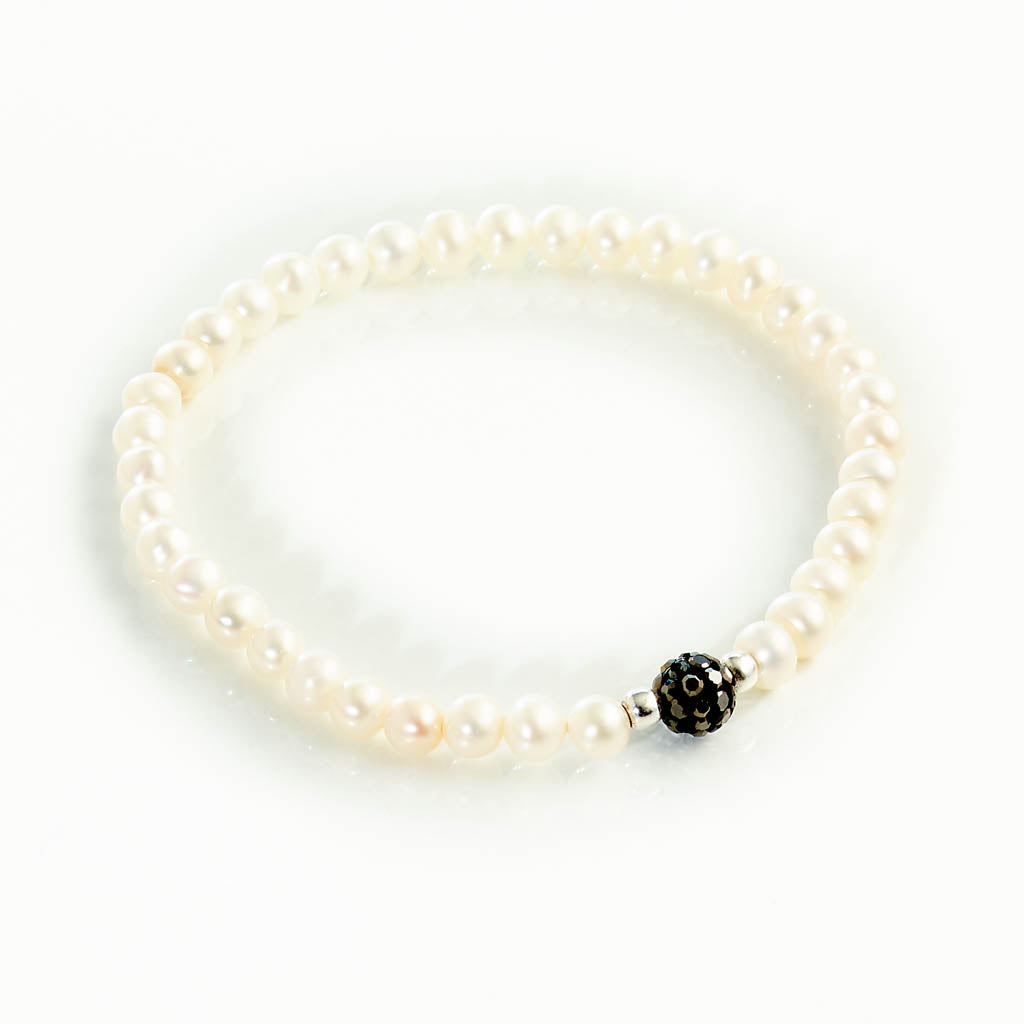 Sparkling PEARL WHITE Armband