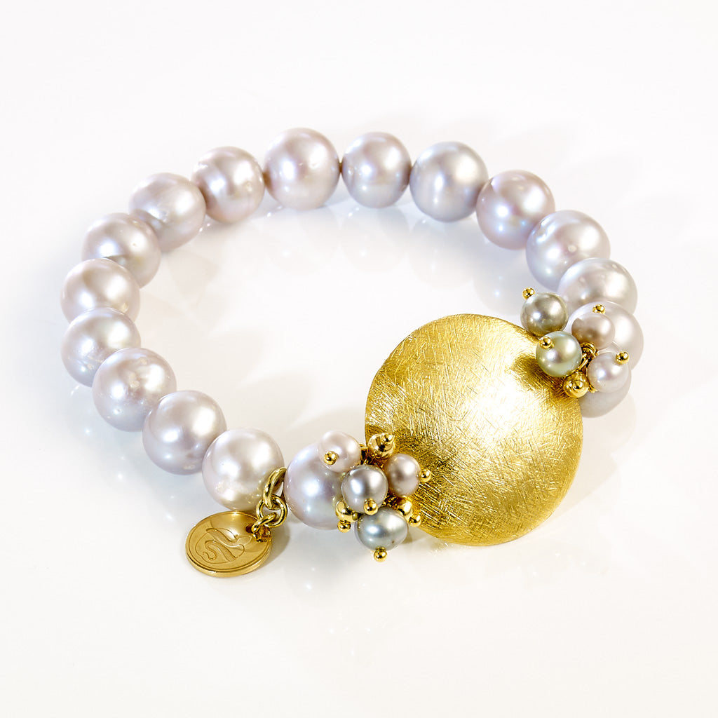 PEARL GREY 20s Armband