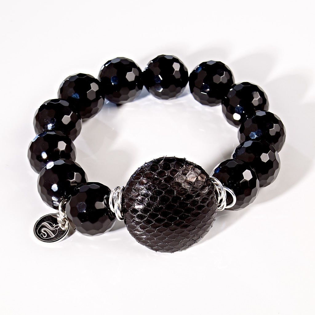 BLACK SNAKE Armband