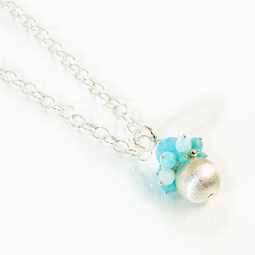 LIGHT BLUE 20s POMPOM Anhänger