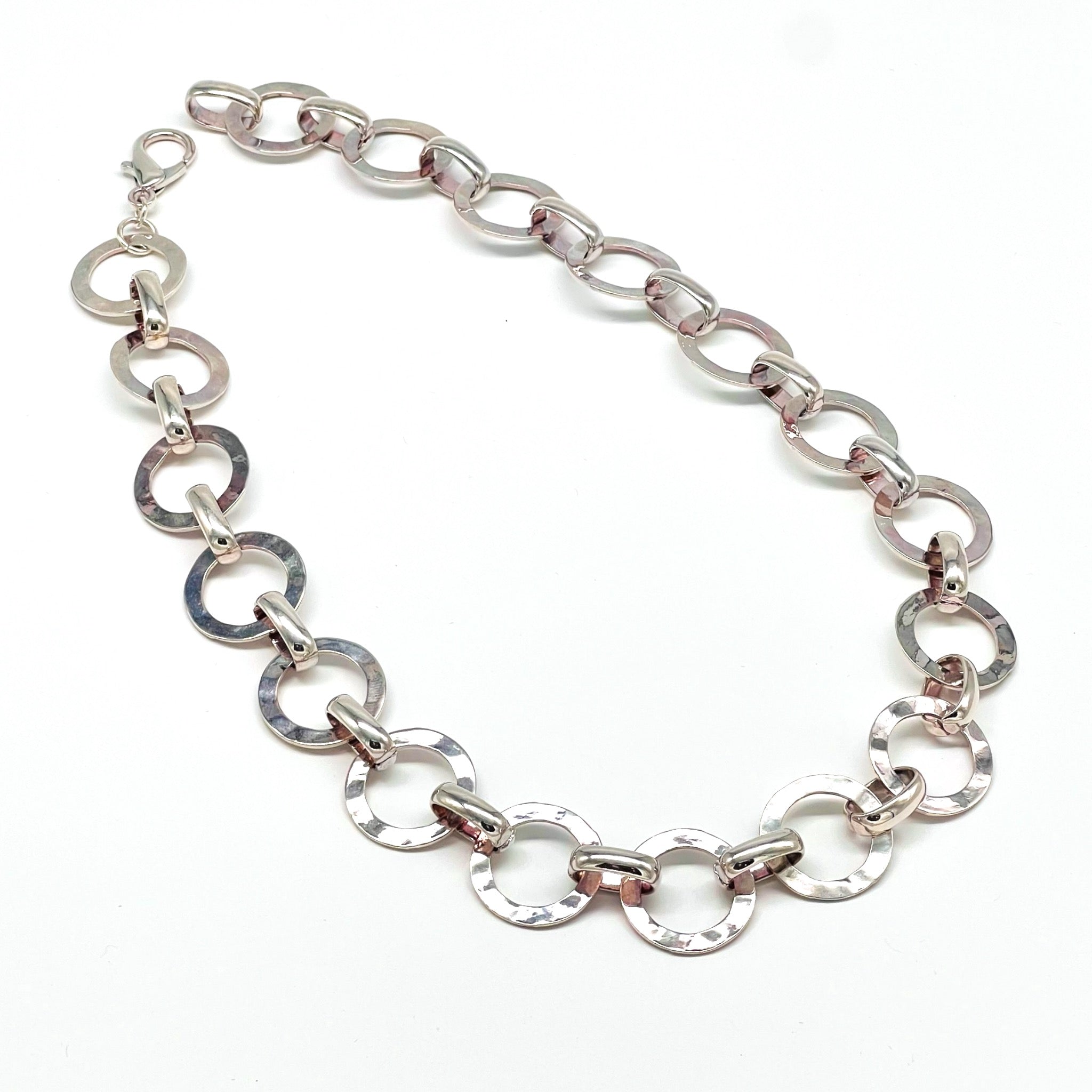 COCO Gliederkette versilbert