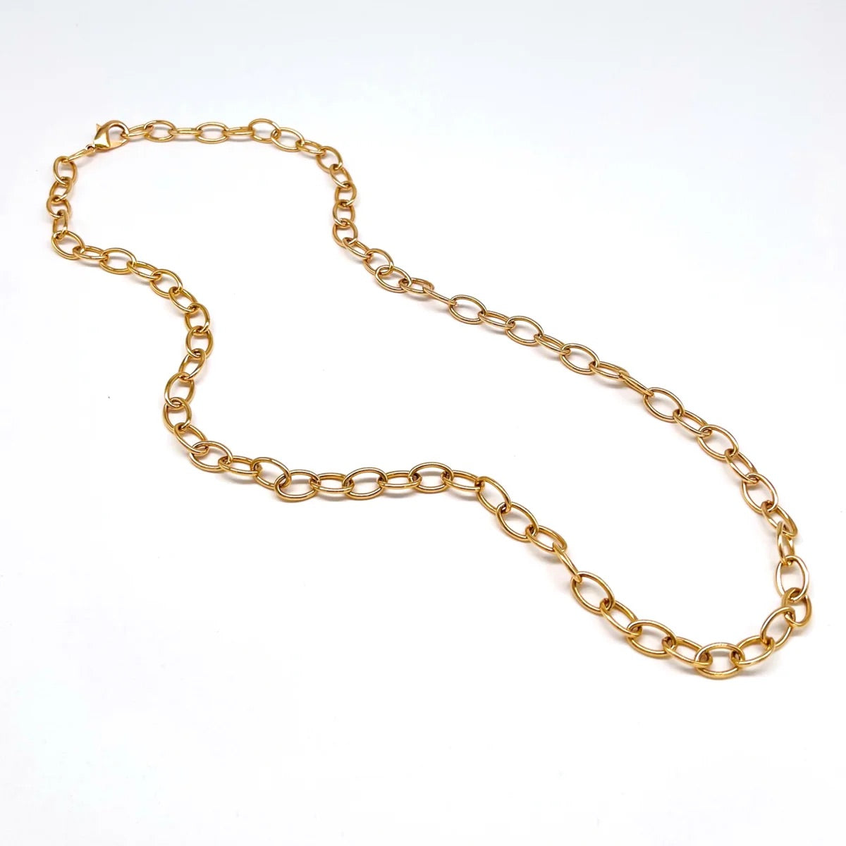 Weitankerkette vergoldet lange Ausführung