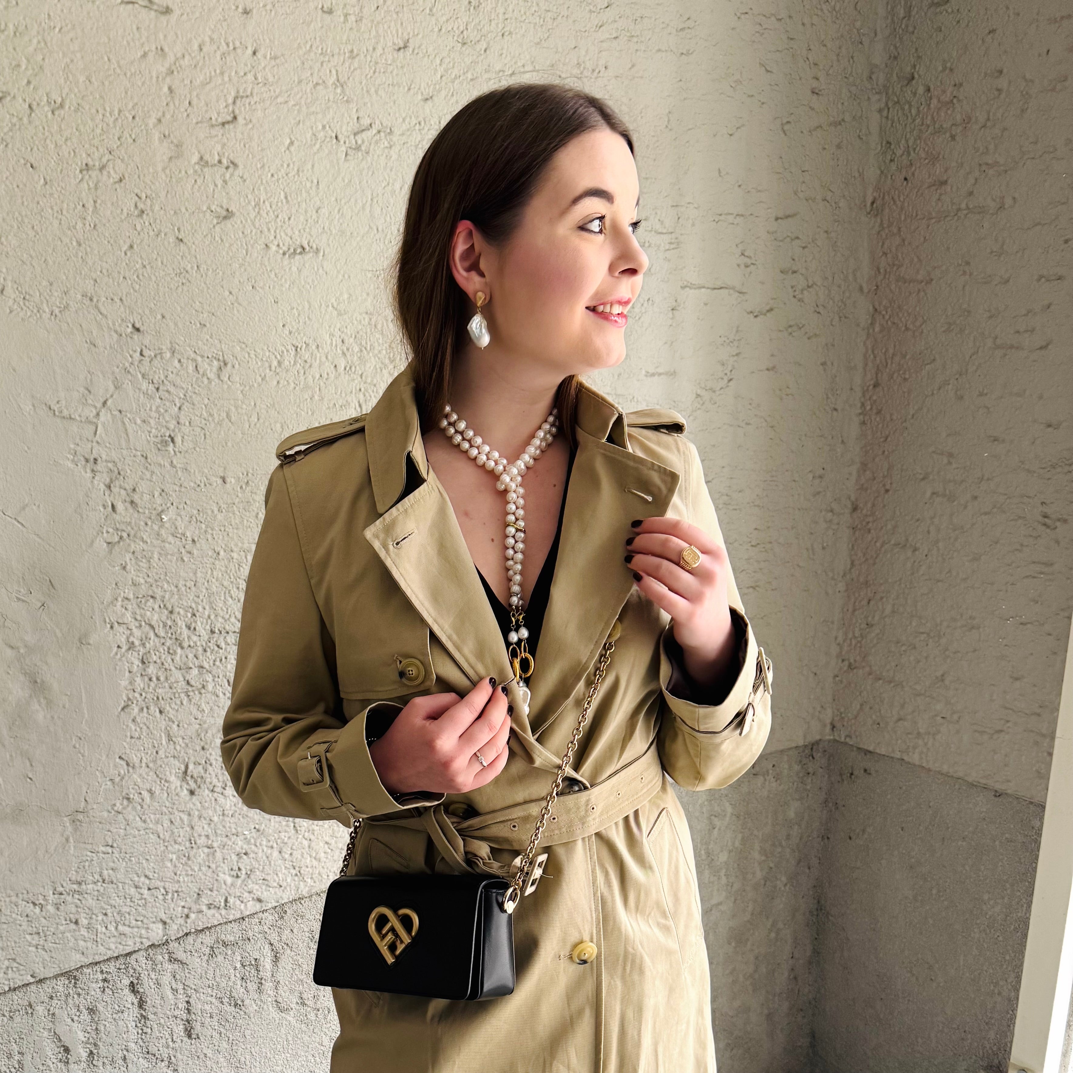 Blisterperlen Ohrstecker vergoldet