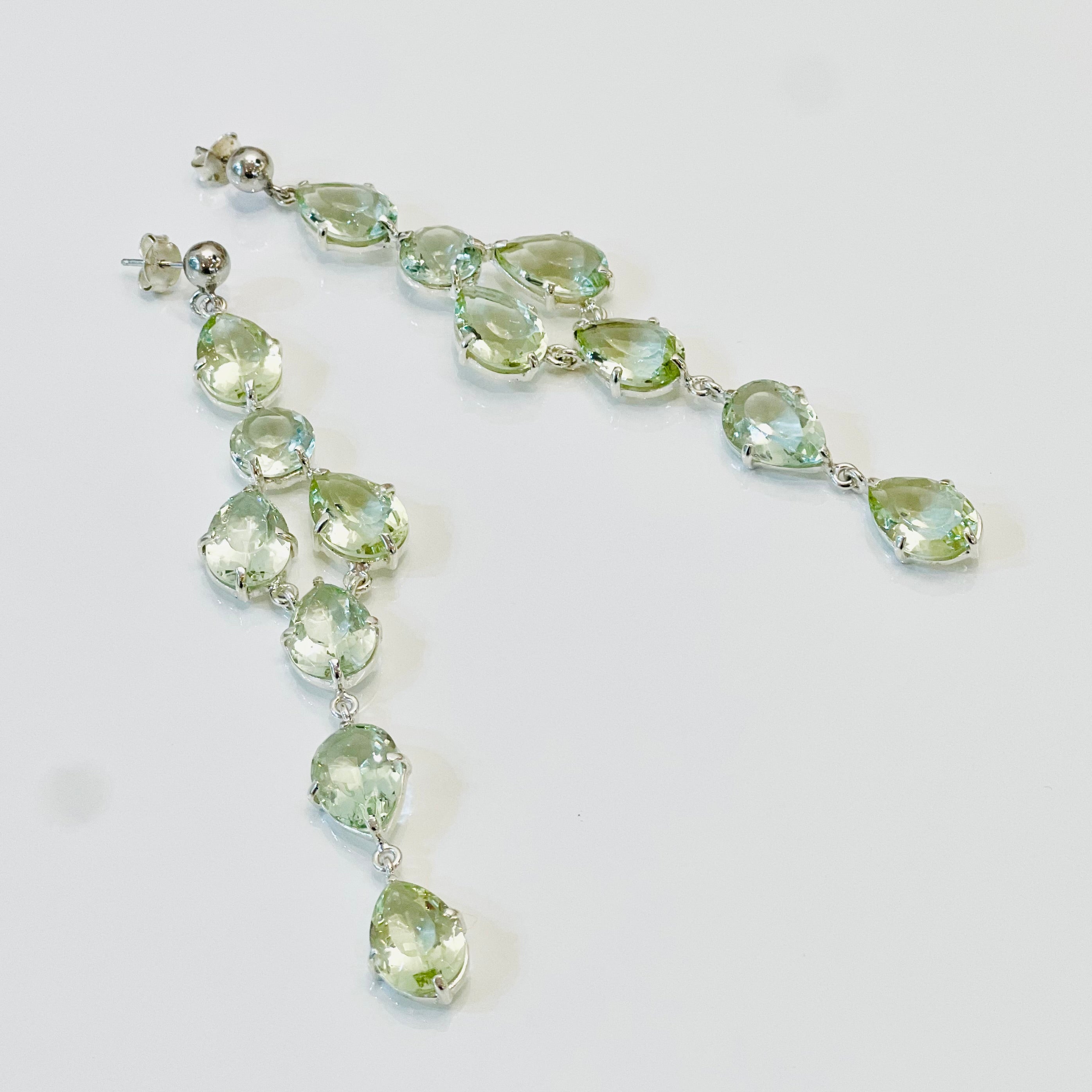 Obsidian Chandelier Ohrstecker