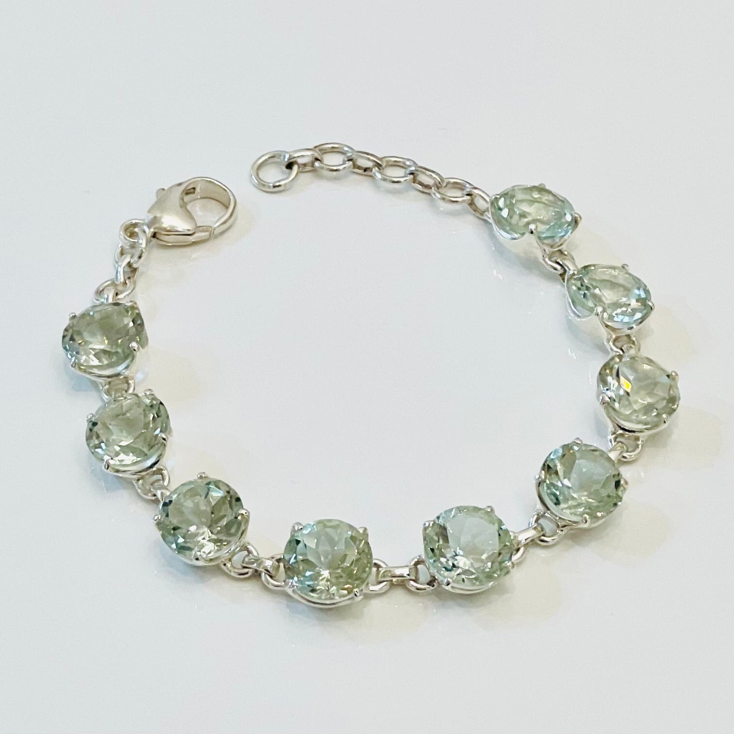 Unikat Prasiolith Armband