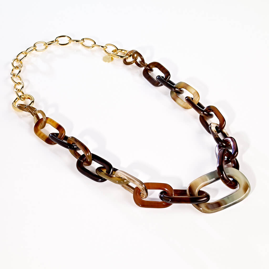 MY WAY Gliederkette Horn kurz