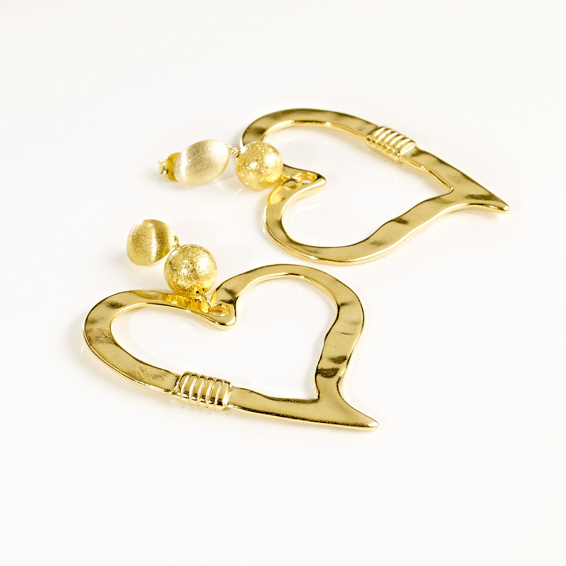 GOLDEN HEART Ohrstecker