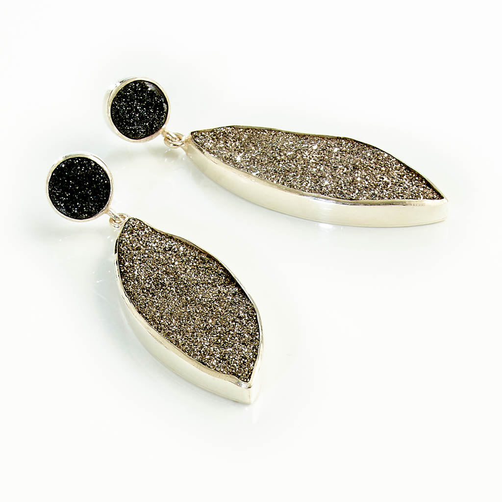 Sparkling Drusen Ohrstecker