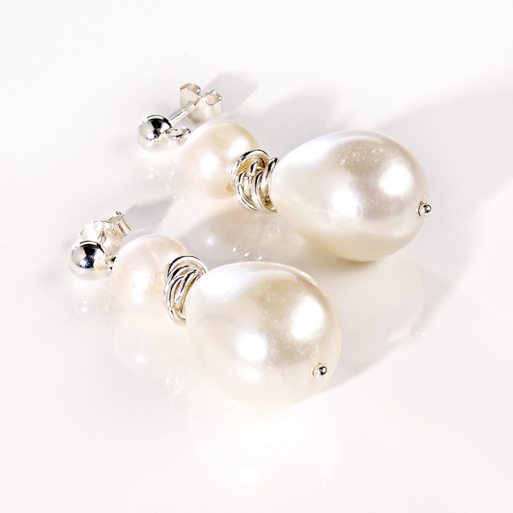 WHITE PALOMA Ohrstecker