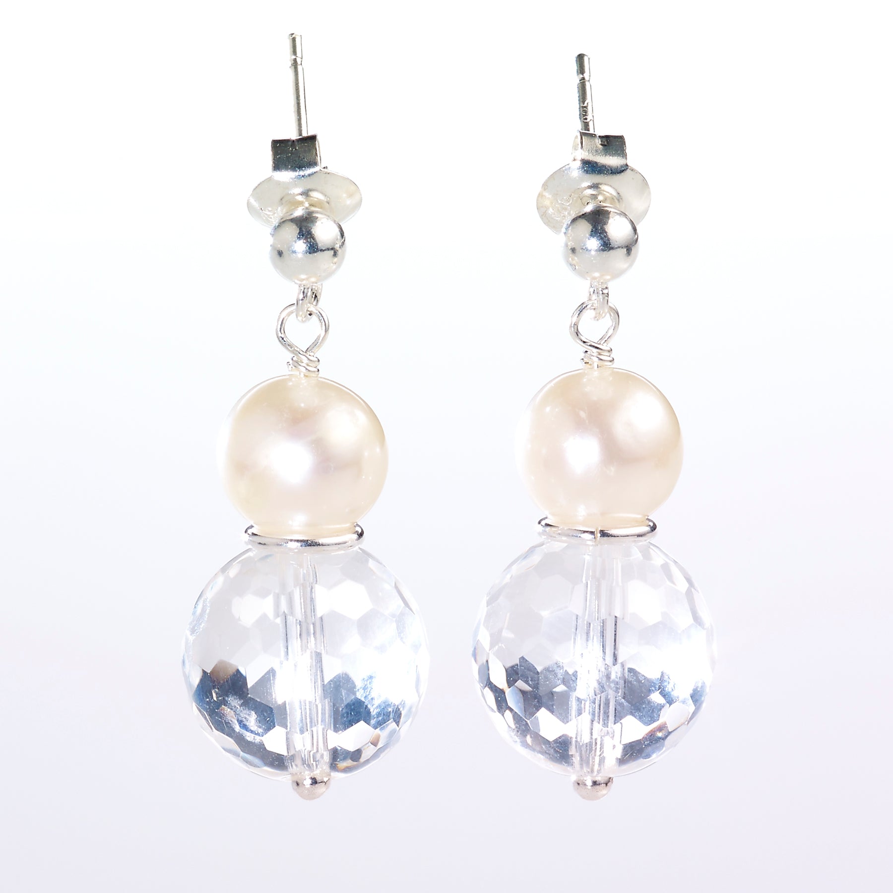 ROCK CRYSTAL KOMBI Ohrstecker