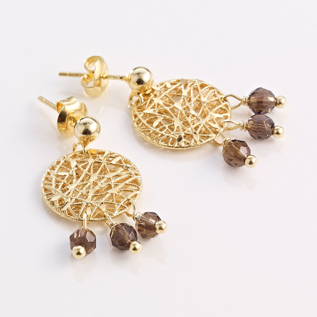 DIVA MINI Ohrstecker vergoldete Ausführung