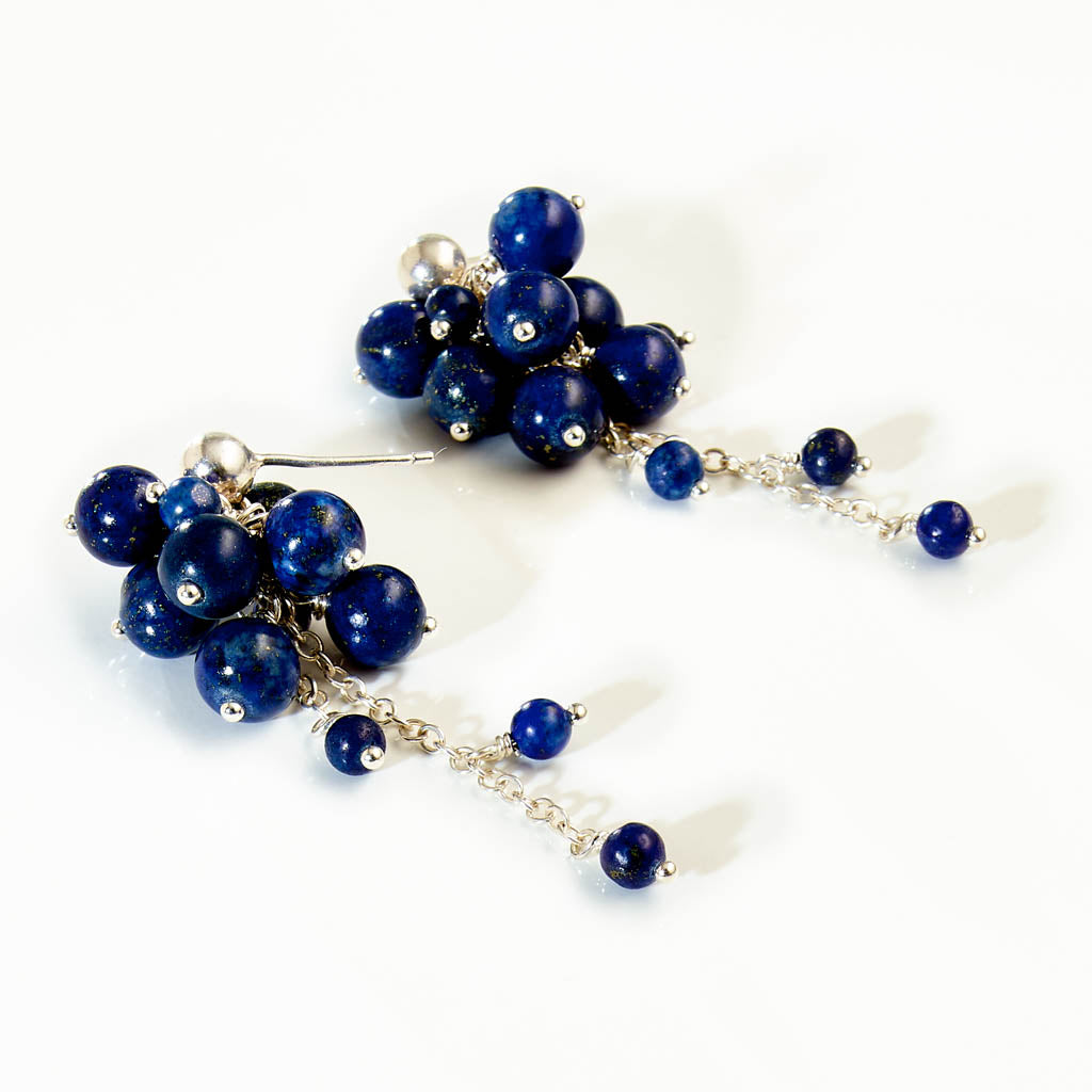 TRAUBE DELUXE Ohrhänger silber