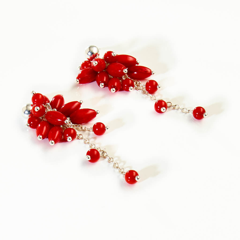 TRAUBE DELUXE Ohrhänger silber