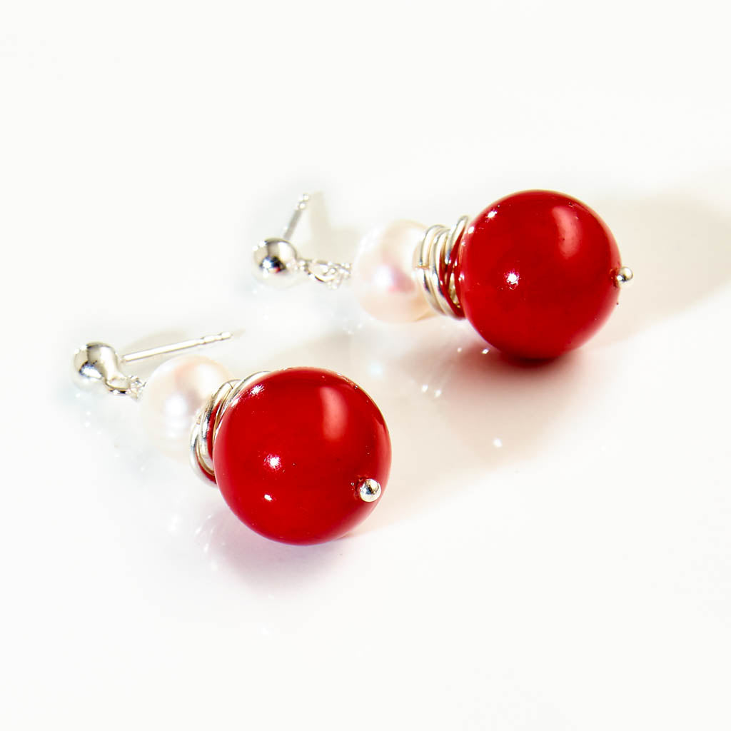 GEM & PEARL Ohrstecker silber