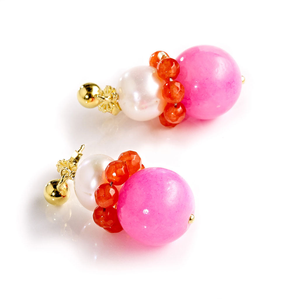 SWIRL Ohrstecker Candy Pink