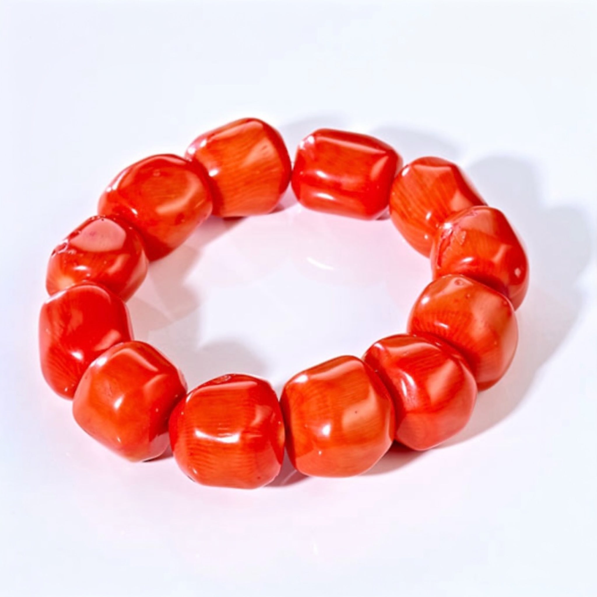 Bambuskoralle Nugget Armband