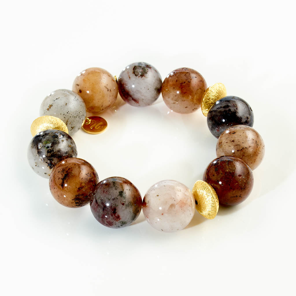 3 Silberlinsen Armband