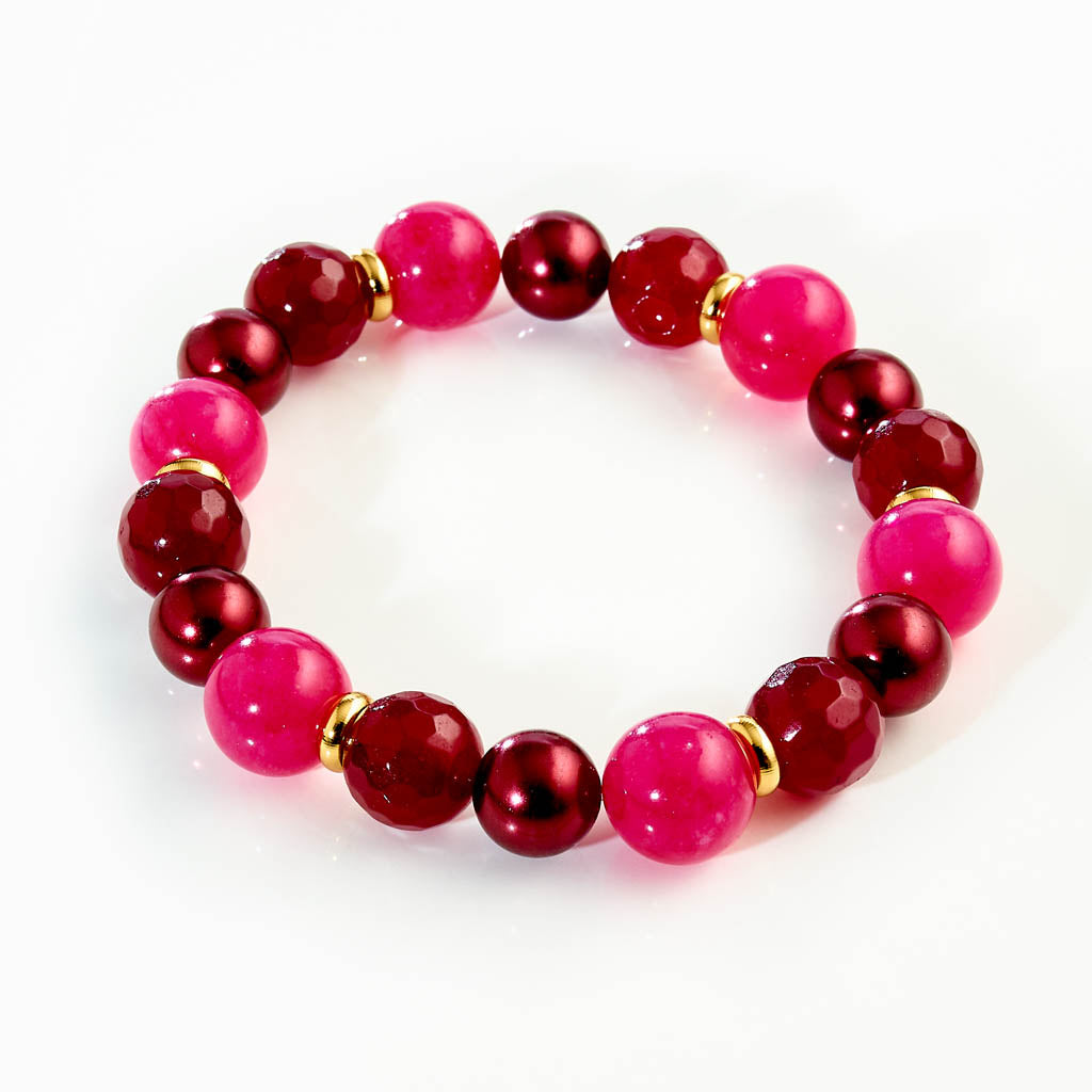 Bordeaux Mix Armband
