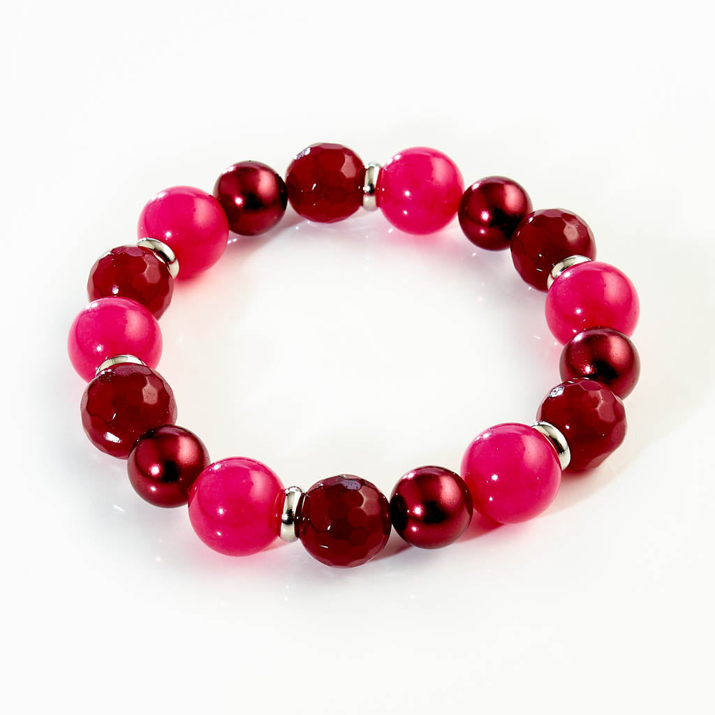 Bordeaux Mix Armband