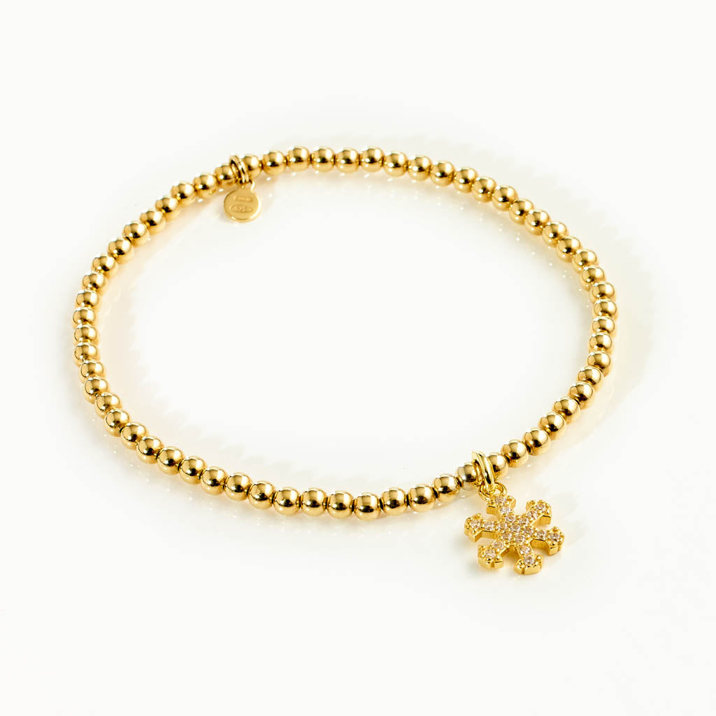 GLITTER SNOWFLAKE Armband