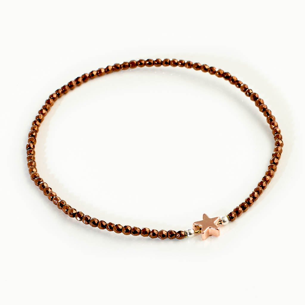 Hämatit Star Armband