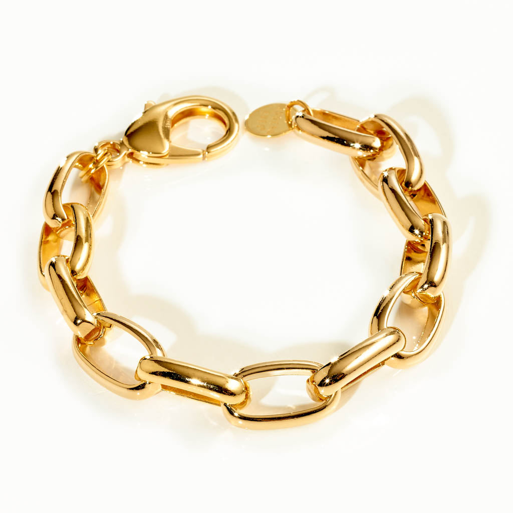 Gliederarmband Doublé Statement