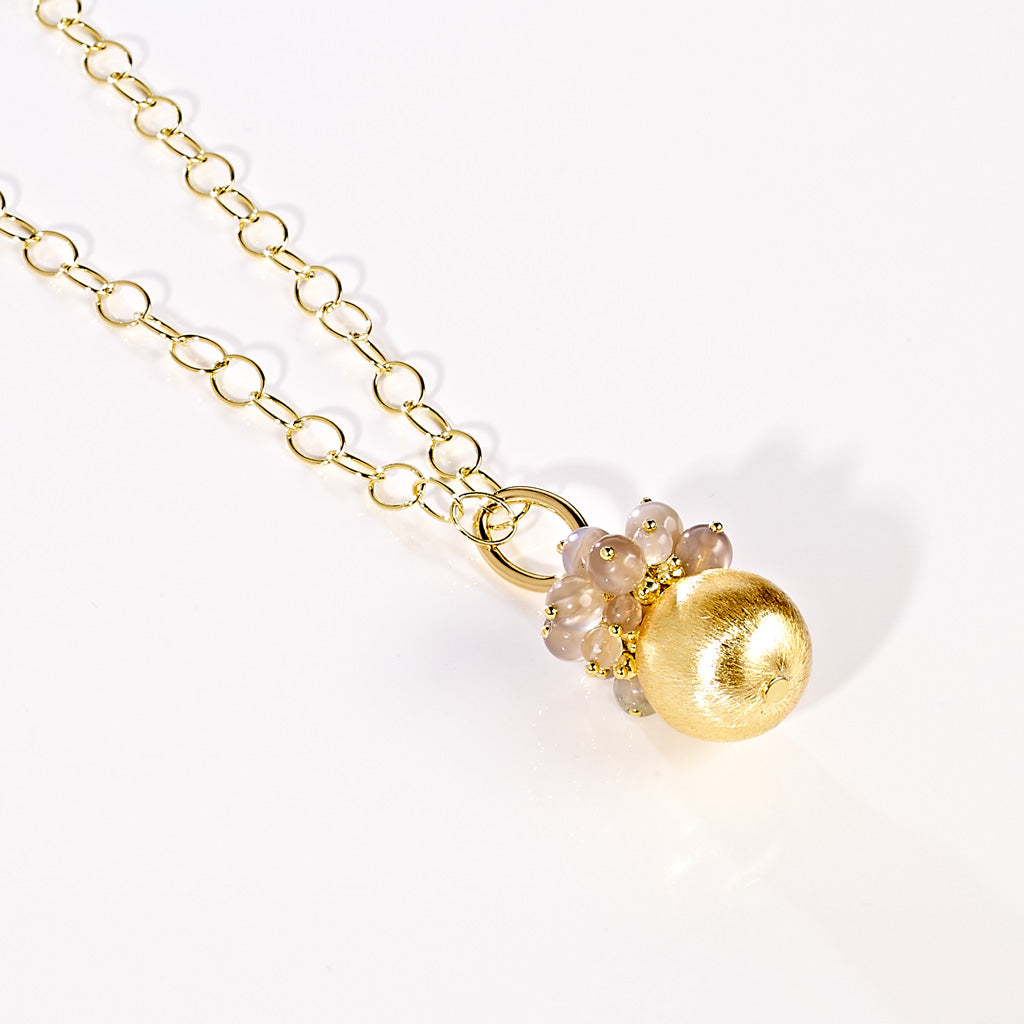 PEARL WHITE 20s POMPOM Anhänger