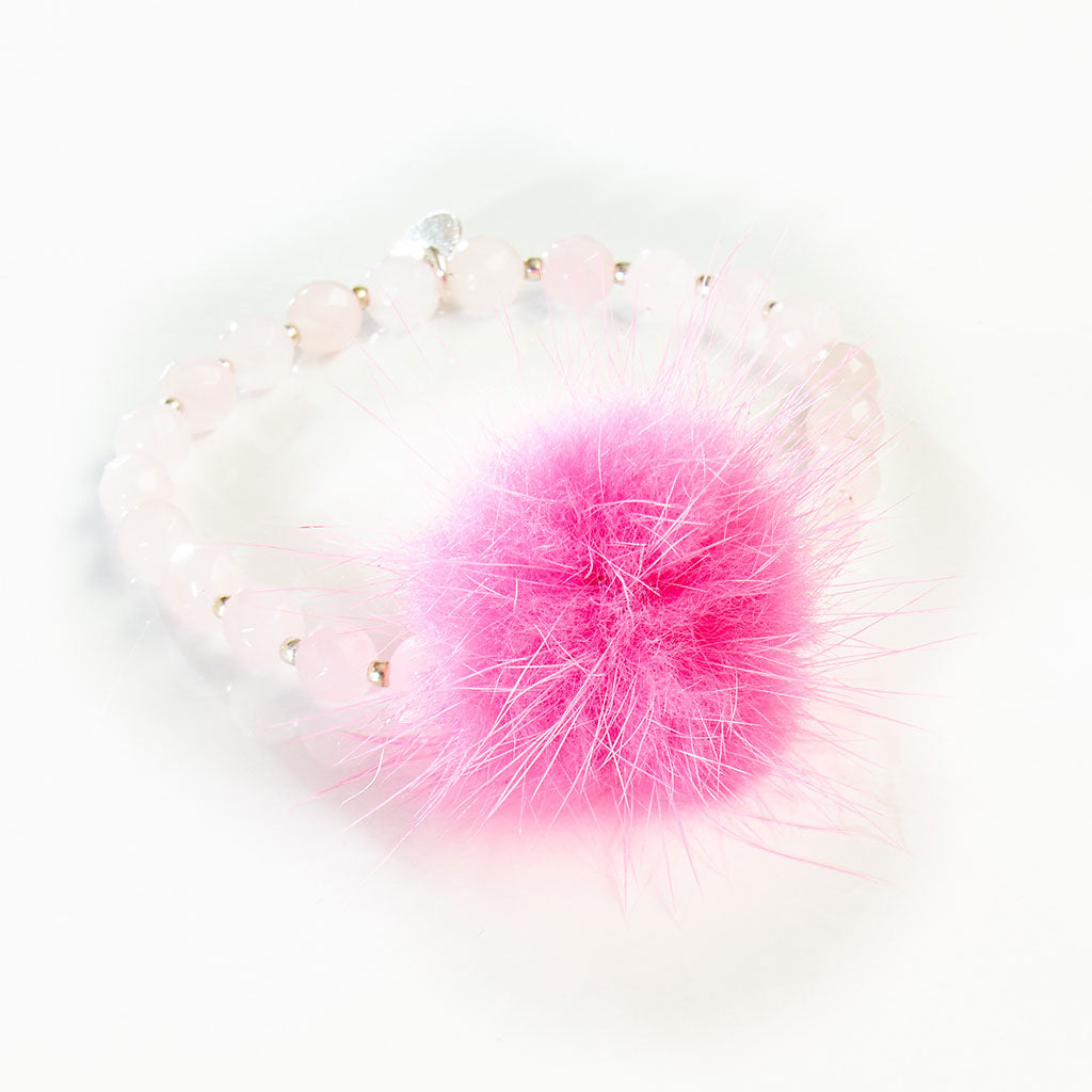 FLUFFY Deluxe Armband versilbert – stilvoll & verspielt