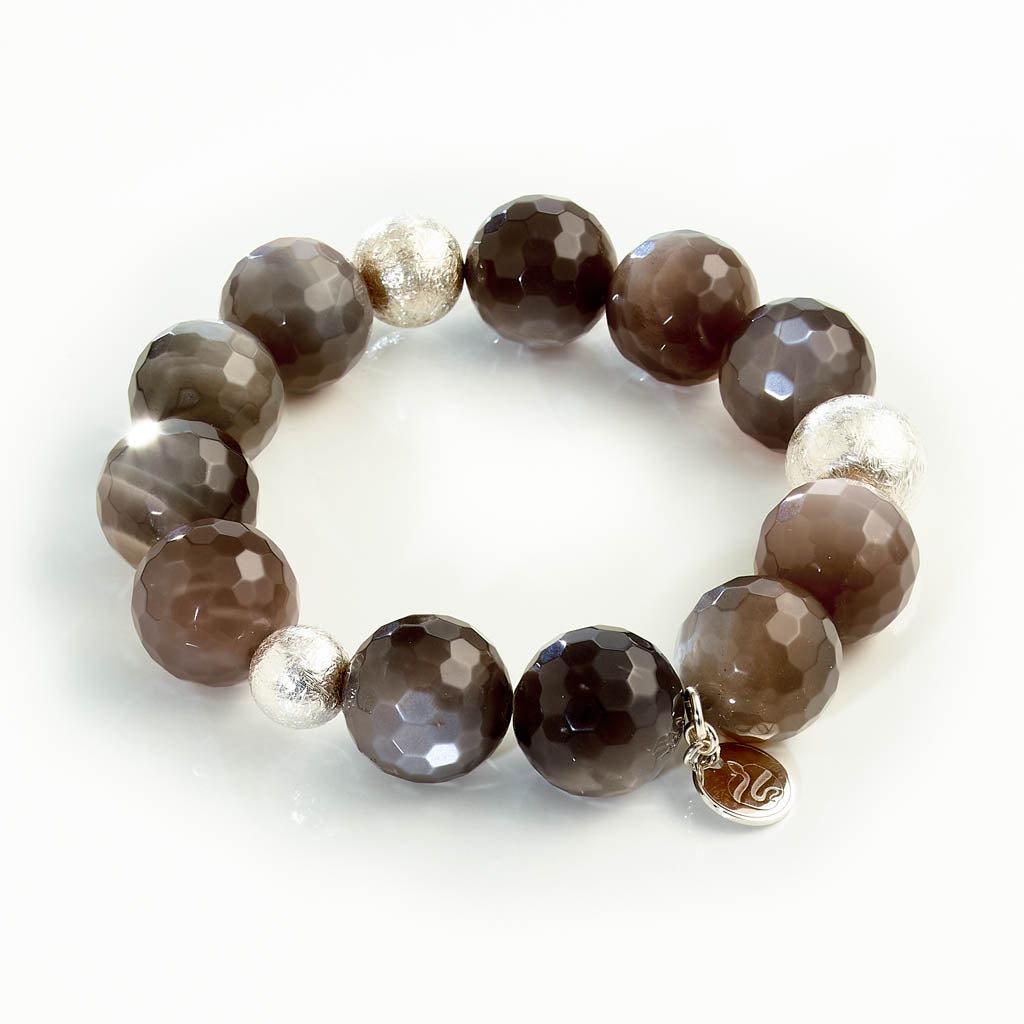 3 Silberkugeln Armband