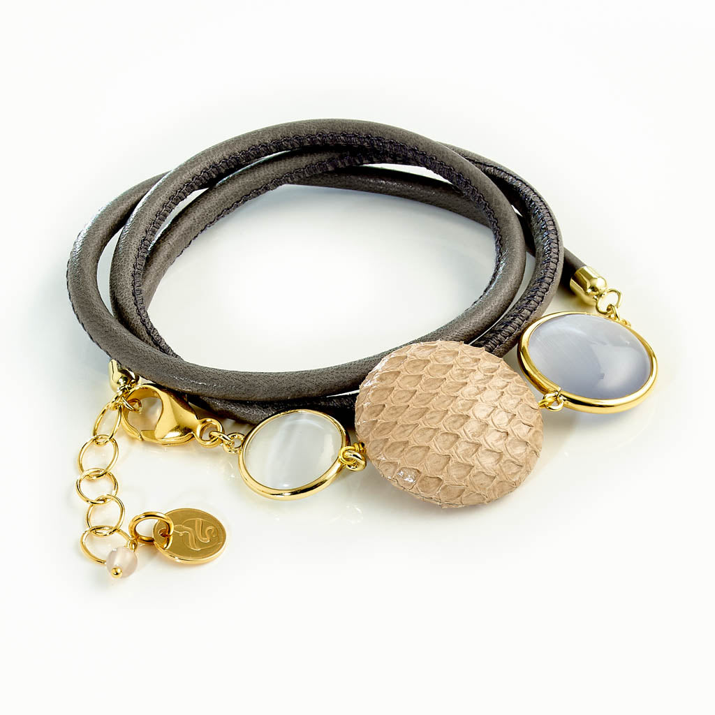 CARAMELLI SNAKE Wickelarmband