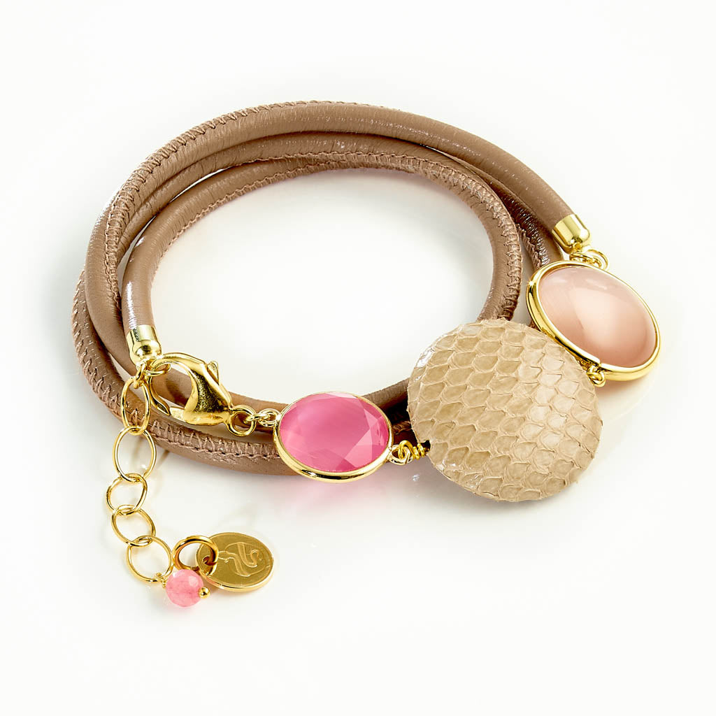 CARAMELLI SNAKE Wickelarmband