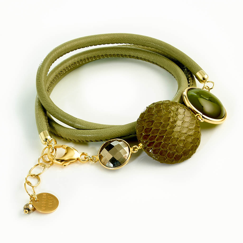 CARAMELLI SNAKE Wickelarmband
