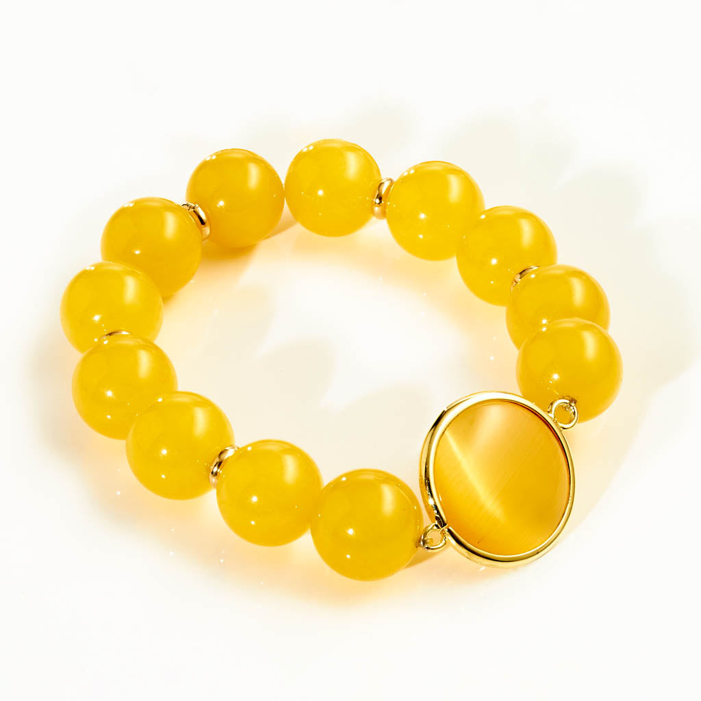 CARAMELLI Schmuckset – Armband & Ohrstecker „Mango Sorbet“
