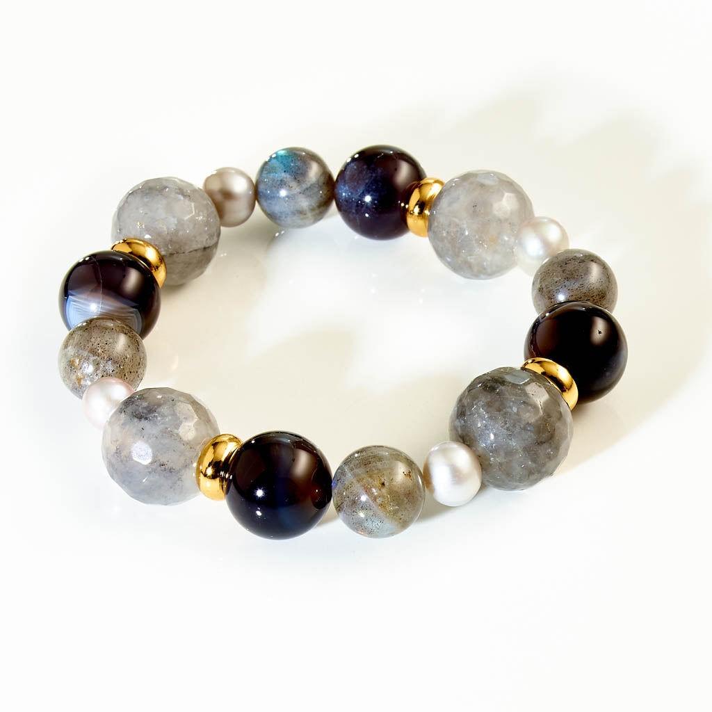 FLANELL GREY MIX Armband