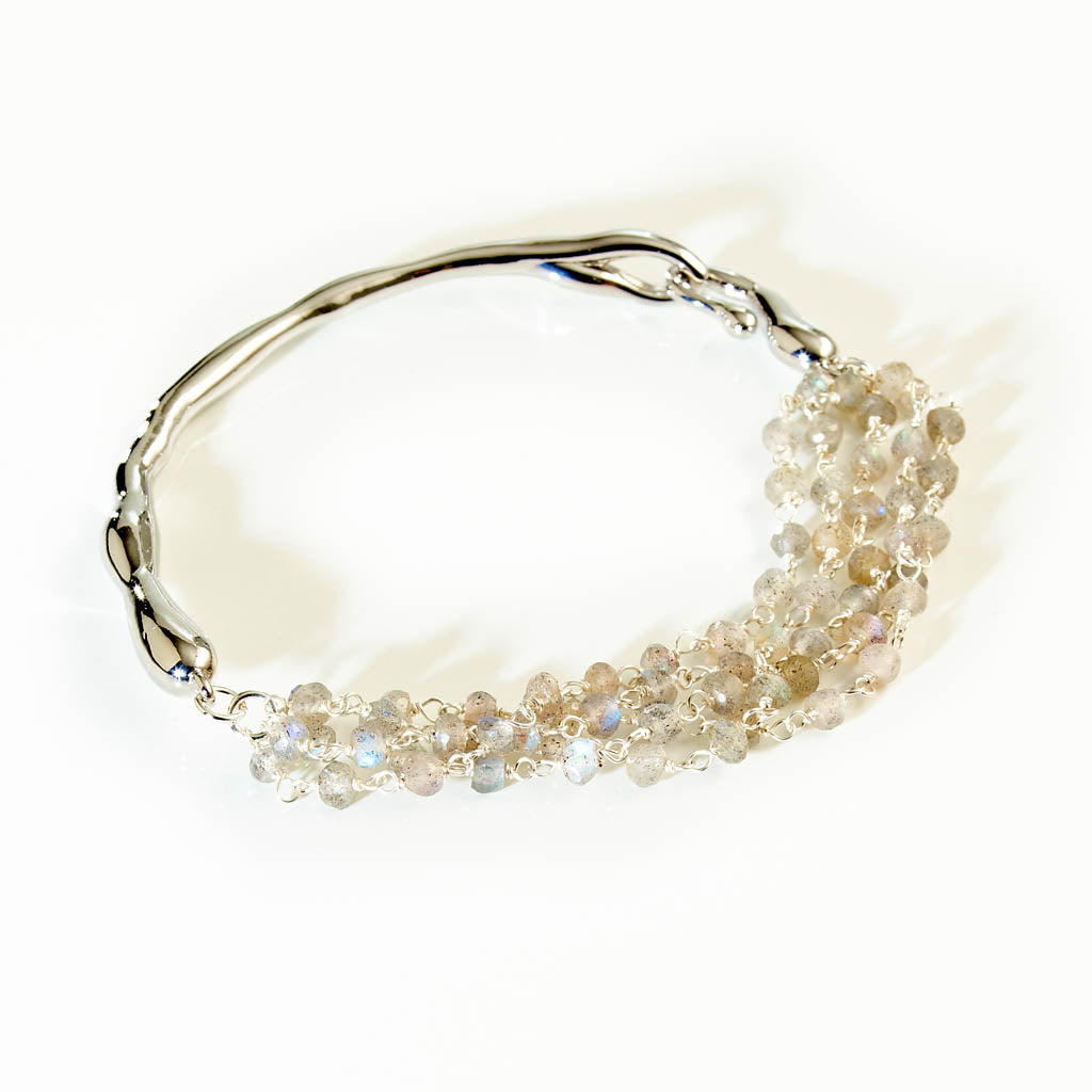 Demi Bangle "DUETT" Armband - Flanell Grey