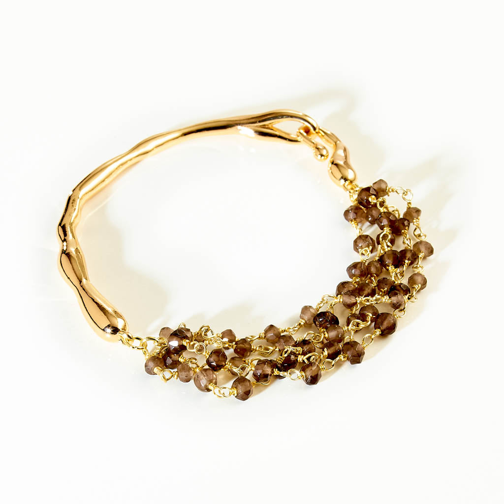 Demi Bangle "DUETT" Armband - Soft Caramel