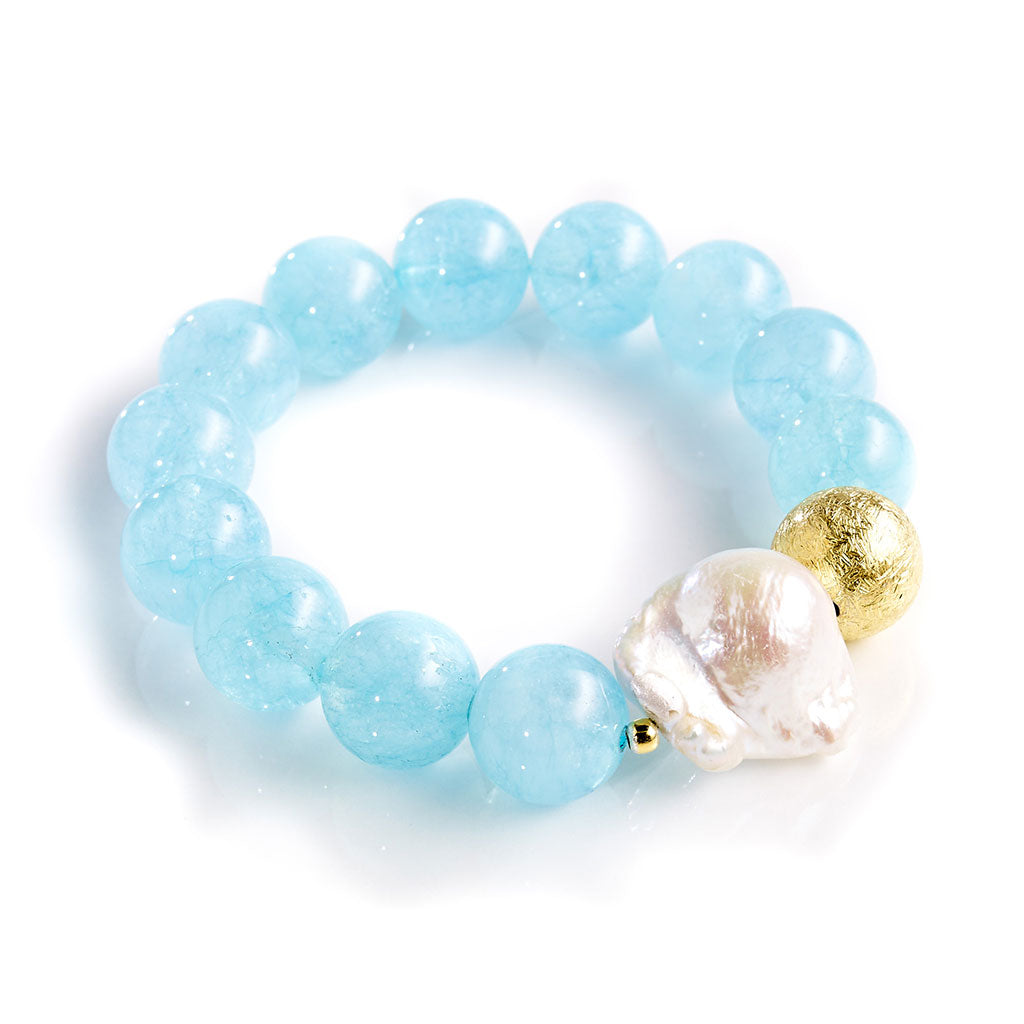 CHIC Armband Aquamarin