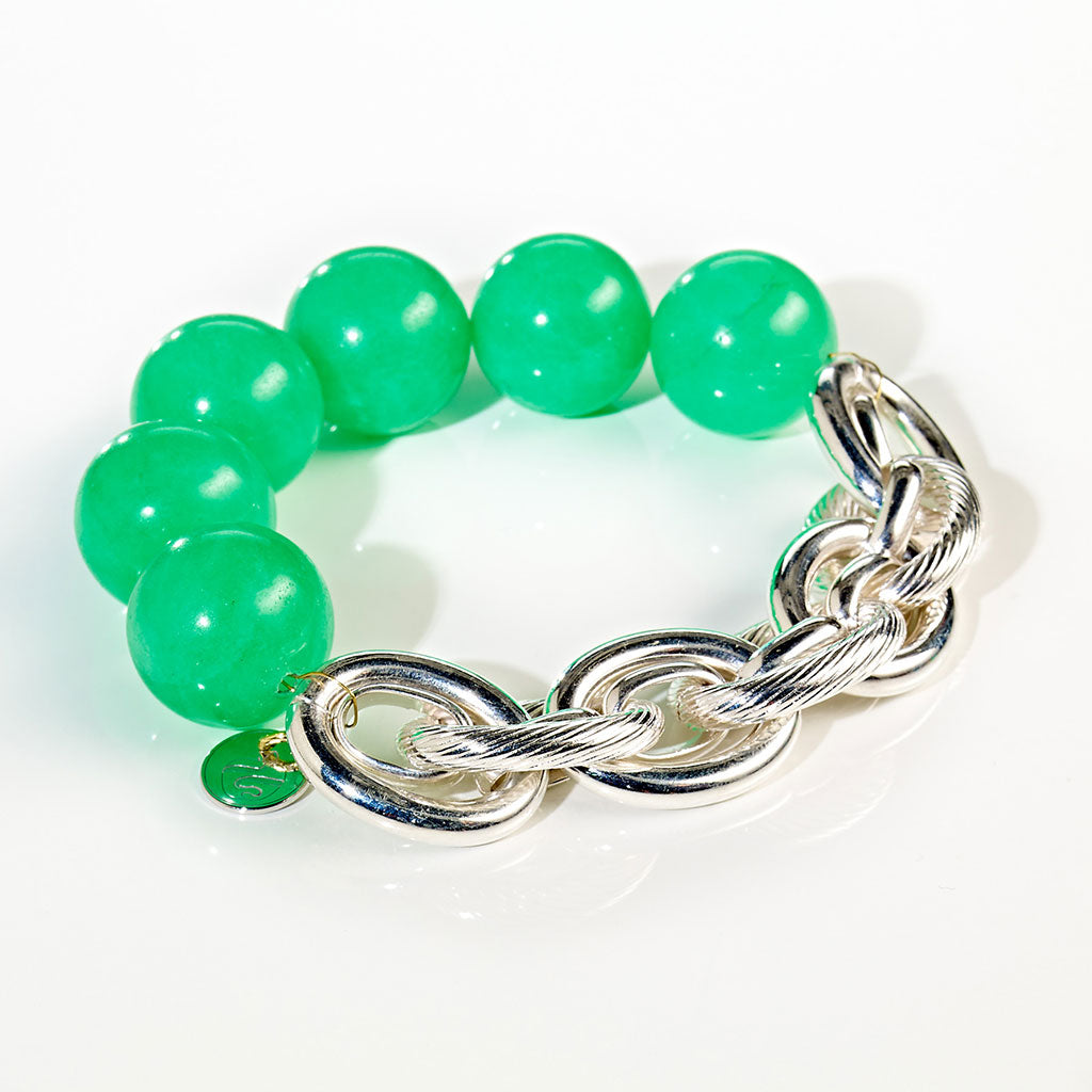 TRILLI SPLIT Armband versilbert