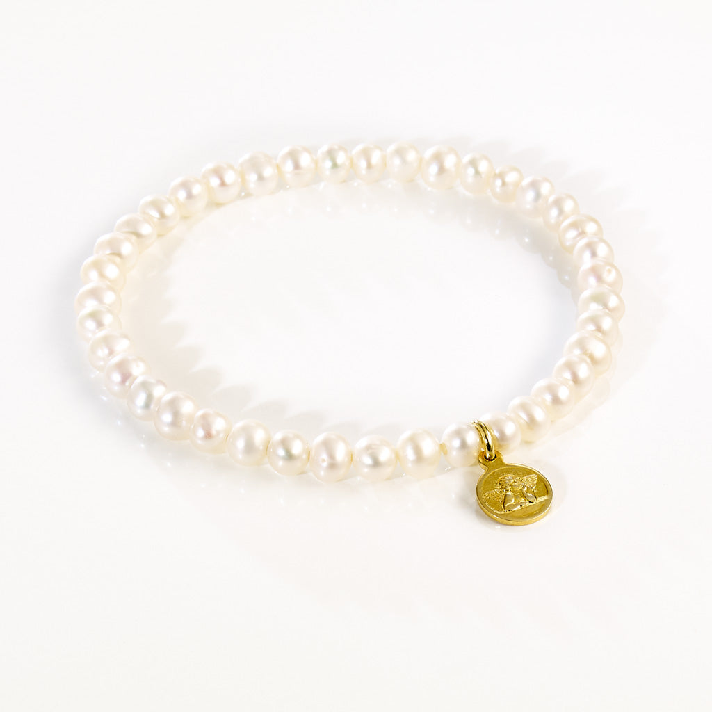 ANGEL PEARL WHITE Armband