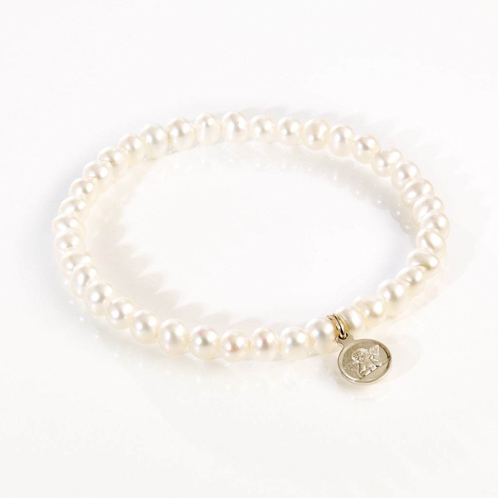 ANGEL PEARL WHITE Armband