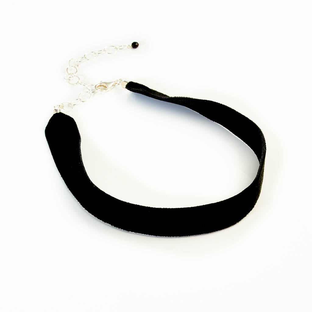 Samt Chocker schwarz