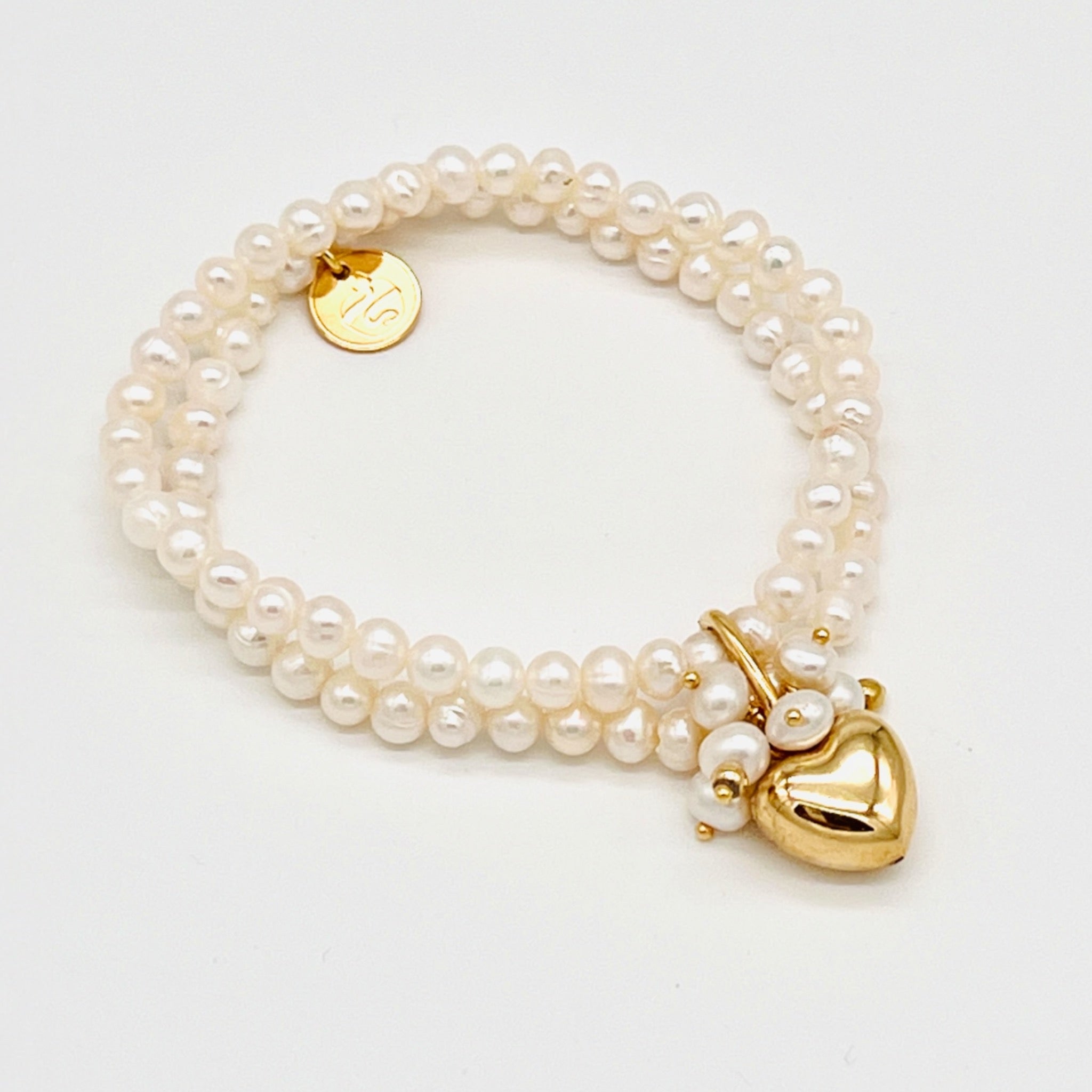 Zweireihiges HEART Armband