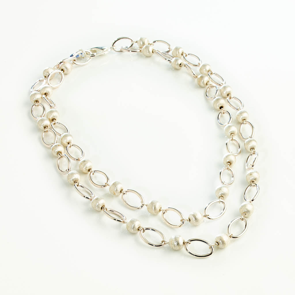 Juliane zweireihiges Glieder-Collier