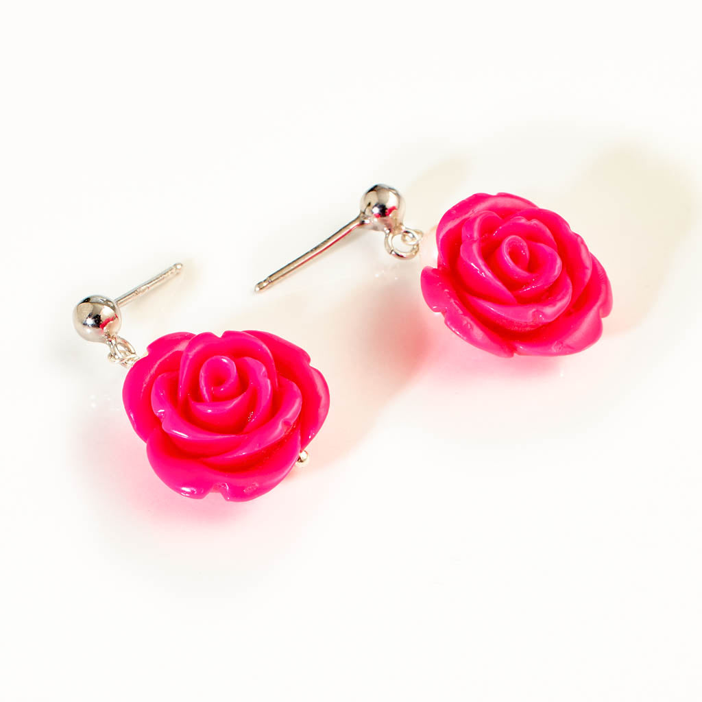 ROSEN Perlen Ohrstecker