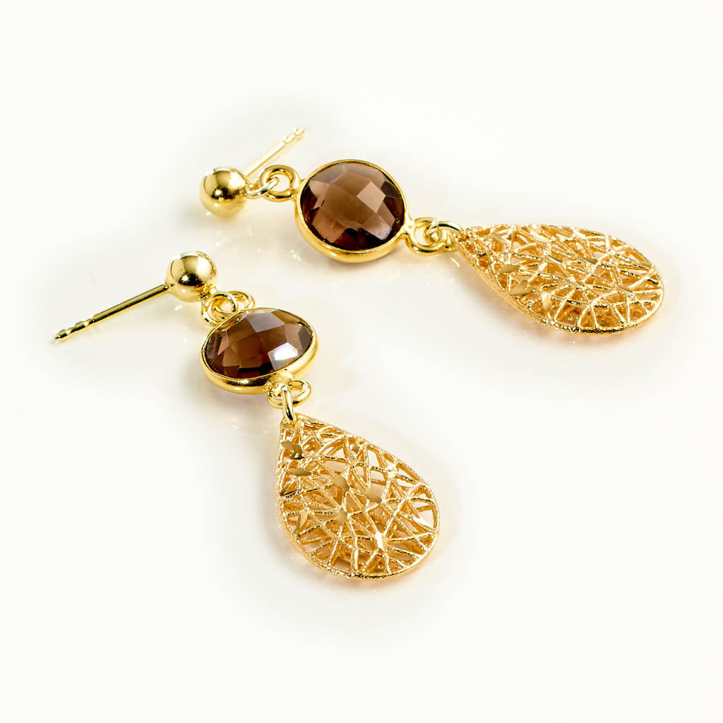 DIVA Mini Caramelli Ohrstecker vergoldet