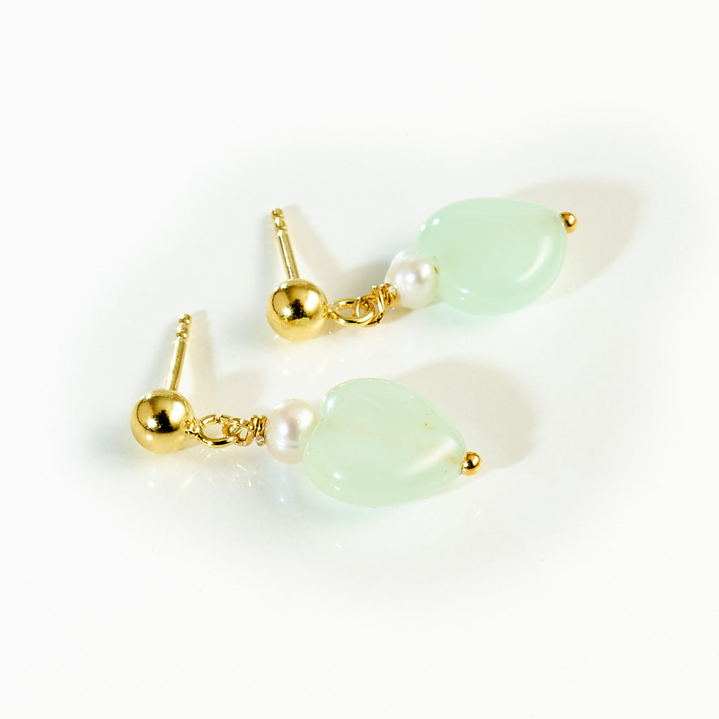 MINI TRUE LOVE Ohrstecker vergoldet